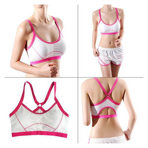 Soutien-gorge de sport grande taille pour femmes, personnalisable, respirant, séchage rapide, sans couture, maintien élevé, en spandex/polyester, pour la gym et le yoga, fabriqué au Pakistan - Product Image 5