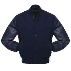 2025 dernière conception Letterman veste d'hiver veste universitaire décontractée en laine col montant Top vente fabricant direct - Product Image 1