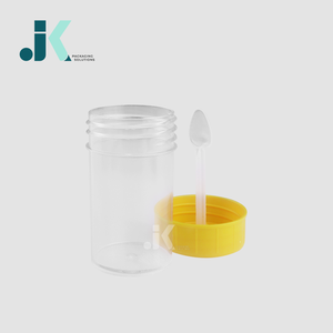 De Vietnam Plastic Factory Precio barato PS Labware Contenedor de muestras 55ml con cuchara Claro buena calidad M0357 - Product Image 2