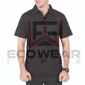 Polos de algodón 100% de moda personalizados de fábrica para hombres, polos de algodón sólidos de alta calidad al por mayor, estilo informal con - Product Image 1