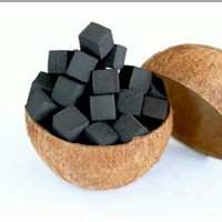 Briquettes de charbon de bois de coco de haute qualité Premium Cocobriqa BRQ06 100% naturelles en coque de noix de coco Sans odeur de fumée Combustion longue durée Haute chaleur
