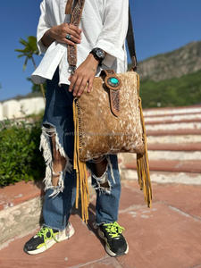 Nouveau main usiné véritable cuir de vachette frange sac à main élégant en cuir véritable mars Offre Spéciale bohème sac à bandoulière pour les femmes - Product Image 5