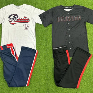 Conception d'usine Dernière arrivée Vêtements de sport pour hommes Impression de logo personnalisé Ensemble d'uniformes de baseball respirant Fabricant bon marché - Product Image 4