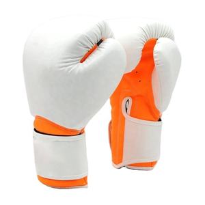 Gants de MMA en cuir OEM ODM Logo personnalisé Marque privée Doigts complets Fermeture à boucle et crochet Évacuation de l'humidité Séchage rapide Respirant - Product Image 1