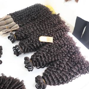 Extensiones de cabello humano natural camboyano virgen 100%, cierre de Peluca de trama, paquete de cabello vietnamita suave ondulado profundo Frontal - Product Image 6