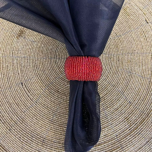 Rond de serviette en résine écologique Décoration de salle à manger design d'art moderne pour la fête et le réglage de la table à la maison - Product Image 1