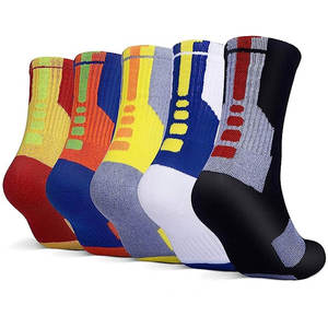 Chaussettes en coton décontractées à logo personnalisé, nouveau design tendance populaire, chaussettes à motif personnalisé pour hommes, chaussettes de lutte - Product Image 1