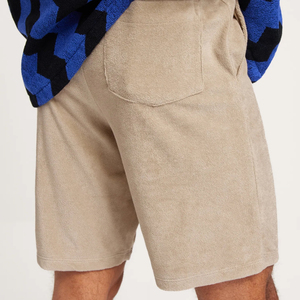 Vente chaude avec poches Bas élastiques Athlétique réglable Workout Gym Wear Fleece Terry Casual Men Short avec taille personnalisée - Product Image 2