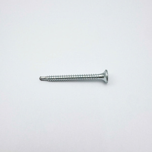 M4 #7 Metric Flat Head Self-Drilling Screw DIN 7504 ISO 15482 Carbon <b>Steel</b> Zinc Plated THV Vietnam - Product Image 2