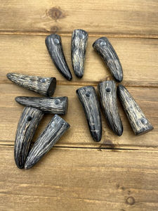 Puntas de cuerno natural: piezas artesanales ecológicas de primera calidad para joyería y decoración, estilo religioso único con acabado pulido - Product Image 2