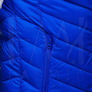 Logotipo impreso personalizado Lona de invierno Casual Sin mangas Abajo Puffer Bubble Chalecos 100% Poliéster Hombres Chaleco acolchado - Product Image 6