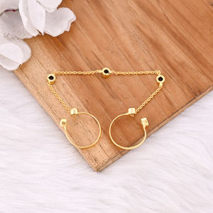 925พลอย iolite ธรรมชาติเงินสเตอร์ลิงห่วงชุบทองสีเหลืองทำด้วยมือแหวนปรับได้เครื่องประดับผู้หญิงสำหรับวันครบรอบ - Product Image 4