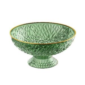 Bol de service en verre lisse avec parois incurvées et design neutre parfait pour les repas à la maison divertissants et décontractés - Product Image 2