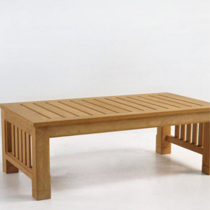Table basse en bois de teck massif Offre Spéciale robuste Wibisana Design minimaliste moderne écologique pour meubles de maison et terrasse extérieure - Product Image 5