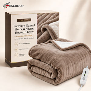 Plaid chauffant électrique pour la maison, idéal pour l'hiver (tailles Twin et Full) - Product Image 1