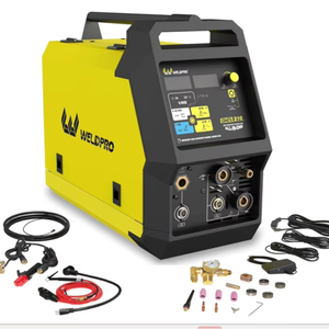 Soldadora MIG Weldpro 200A con Pulso, Soldadora MIG de Aluminio 110V/220V con MIG/Flux Core/Stick/Spool Gun/AC/DC TIG 6 en 1 - Product Image 1
