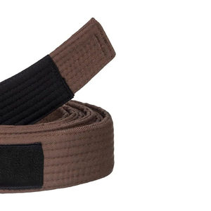 Ceintures promotionnelles marron BJJ Gi 100% coton nom et logo personnalisés broderie Durable pour la formation Bjj Gi ceintures à des prix très bas - Product Image 1