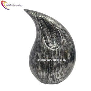 โกศใส่เถ้ากระดูกสีฟ้าแบบปรับแต่งได้สำหรับมนุษย์หรือสัตว์เลี้ยงขี้เถ้าแบบล็อคสามชั้นแบบทันสมัย - Product Image 5