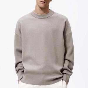 Alta calidad 100% algodón francés Terry hombres de gran tamaño pulóver sudadera hombro caído cuello redondo peso pesado ODM para sudaderas con capucha - Product Image 4