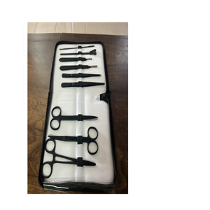 Kit de chirurgie mineure en acier inoxydable de 9 pièces en gros Ensemble d'instruments médicaux pour une utilisation hospitalière Norme de sécurité Mol - Product Image 1