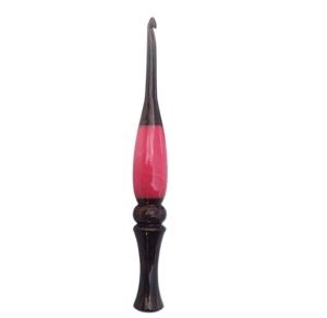 Wooden <b>Crochet</b> <b>Hook</b> Ergonomic <b>Hook</b> Resin Handmade Wooden For Knitting Resin <b>Crochet</b> <b>Hook</b> 3mm to 12mm Sizes - Product Image 1