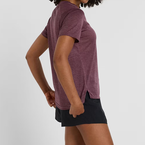 Camiseta de ropa de mujer de alta calidad, precio al por mayor, manga corta, nueva moda, Camiseta de cuello redondo de secado rápido para mujer a la venta - Product Image 4