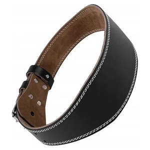 Cinturón de gimnasio de levantamiento de pesas de cuero con logotipo personalizado OEM, venta al por mayor de material de acero para entrenamiento físico de levantamiento de pesas para hombres y mujeres - Product Image 4