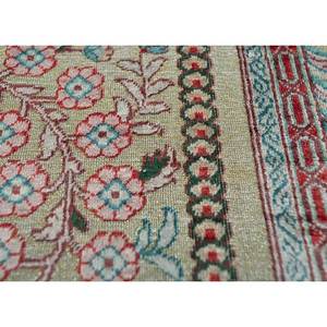 Tapis en soie imprimé floral moderne Gulmarg Pae-4710, tapis noué à la main de forme rectangulaire en viscose, nylon et polyester - Product Image 3