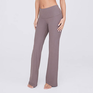 Pantalones de Campana para Mujer a la Moda, Transpirables, en Oferta a Bajo Precio - Product Image 1
