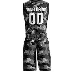 Uniformes de basket-ball haut de gamme avec tissu en polyester durable conçu pour les matchs d'entraînement et les tournois professionnels - Product Image 6