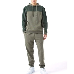 Survêtement de football Survêtements pour hommes Logo personnalisé Tech Fleece Zip Plain Hoodie & Joggers Survêtements 2 pièces Ensemble - Product Image 1