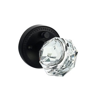 Bouton de porte en verre de luxe pour les portes intérieures de la maison et du bureau Poignée ronde de qualité supérieure Quincaillerie décorative de style cristal durable - Product Image 6