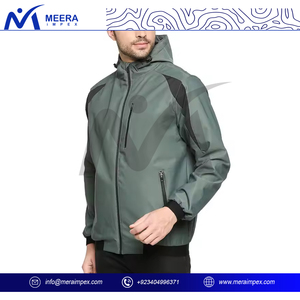 Chaqueta Softshell para hombre de alta calidad Nuevo diseño Estilo clásico Soporte Frontal Impermeable Característica. Chaqueta Softshell impresa personalizada para - Product Image 4