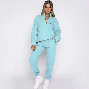 Ropa de otoño para mujer, chándales, conjunto de 2 piezas, chándales para correr, Sudadera con capucha de talla grande para mujer, conjuntos de pantalones de dos piezas - Product Image 4