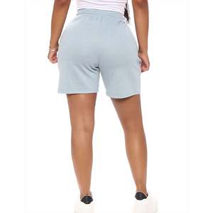 Pantalones cortos informales de moda para mujer, pantalones cortos con logotipo personalizado impreso, cintura baja de buena calidad, transpirables y lavados para uso en el gimnasio - Product Image 6