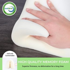 หมอนผ้าเมมโมรี่โฟมกระดูกคอหมอนรองคอปรับได้ตามหลักสรีรศาสตร์หมอนรองคอคืนช้าไม่มีน้ำยาง - Product Image 3