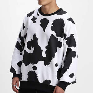 2025 dernière conception surdimensionné sweat Street Wear 100% coton sur mesure imprimé à manches longues hommes sweat par Isha industrie - Product Image 2