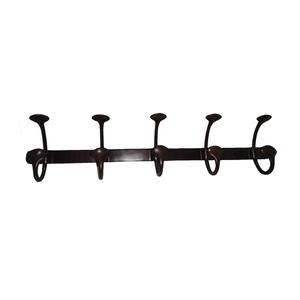 Perchero de pared metálico con ganchos para colgar ropa, sombreros y toallas - Product Image 3