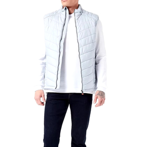 Vente en gros OEM label privé veste bouffante mode style hommes haute qualité veste bouffante sans manches de couleur différente taille - Product Image 2
