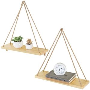 Hanging Solid Wood Floating Wall <b>Shelves</b> Wall Mounted Storage <b>Shelf</b> for Home Hotels Living Room Kitchen Decor Made in India 2023 - Product Image 3