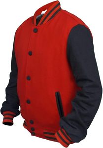 Veste polaire unisexe Letterman School Collage Fabricant de vêtements Veste vierge décontractée personnalisée CollegeBaseballjacket pour hommes - Product Image 4