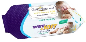 Serviette humide jetable écologique grande taille Eurostar 2026 pour bébé, nettoyage et incontinence, qualité supérieure, antibactérienne, jetable aux toilettes - Product Image 3