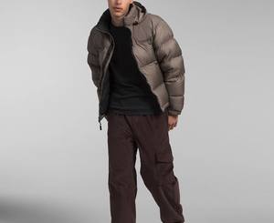 แจ็กเก็ตขนเป็ดแวววาวของผู้ชายเสื้อโค้ทแฟชั่นออกแบบได้ตามที่ต้องการ - Product Image 2