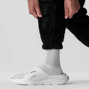 Pantalones deportivos para hombre-Joggers atléticos cómodos y elegantes con cintura con cordón y bolsillos para uso diario - Product Image 3