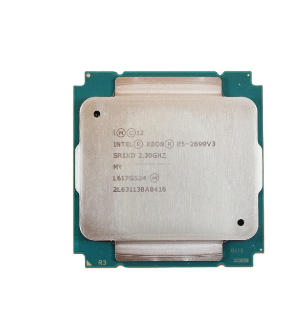 Used for Intel Xeon Server CPU E5-2699 V3 3.4GHz 18-Core Processor with Stock SR1XD