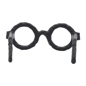 Sagebrook Home Lunettes décoratives Sculpture Noir Métal Artistique Lunettes Ornement de table Unique Home Decor Accent Piece - Product Image 5
