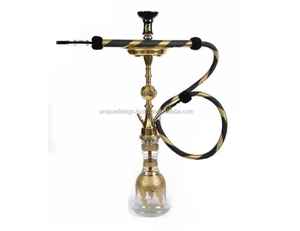 Narguile de Latón Egipcio de Lujo Farida, 75 cm, de Alta Gama, con Acabado Lacado de Dos Niveles, Latón Macizo con Óxido de Cobre - Product Image 5