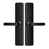 Cerradura Inteligente TTlock con Huella Dactilar y Contraseña para Aluminio/Madera, Tarjeta de Memoria, Control Remoto Antirrobo para Apartamentos y Casas de Vacaciones