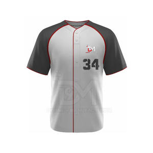 Logotipo personalizado, uniforme de béisbol ligero, uniforme de béisbol de gran tamaño a precio barato para unisex - Product Image 3