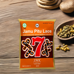 JMK Pitu Laos, Mezcla de Bebida Herbal Instantánea, 7g, Sin Azúcar, Mezcla Herbal Indonesia para el Bienestar Corporal - Product Image 4